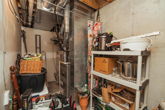 view of storage room
