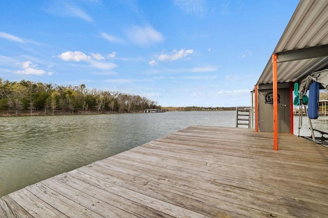26929 Cordwood Ridge Dr, Shell Knob, MO 65747 - view of dock featuring a water view
