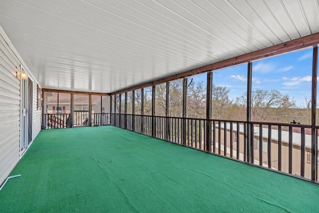 26929 Cordwood Ridge Dr, Shell Knob, MO 65747 - view of unfurnished sunroom