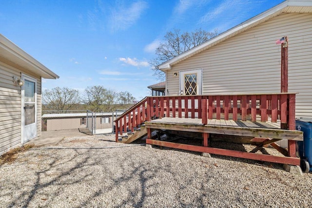 26929 Cordwood Ridge Dr, Shell Knob, MO 65747 - view of wooden terrace