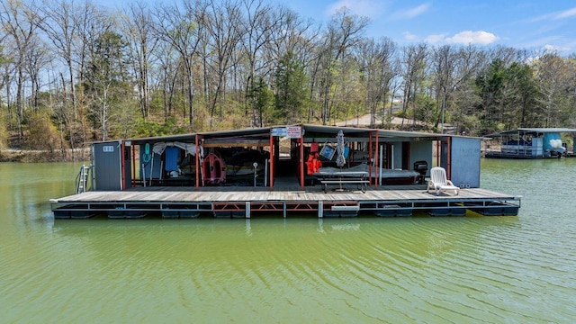 26929 Cordwood Ridge Dr, Shell Knob, MO 65747 - dock area featuring a water view
