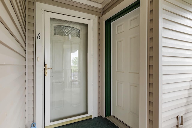 view of entrance to property