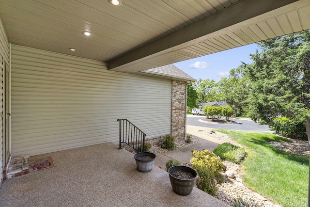 view of patio