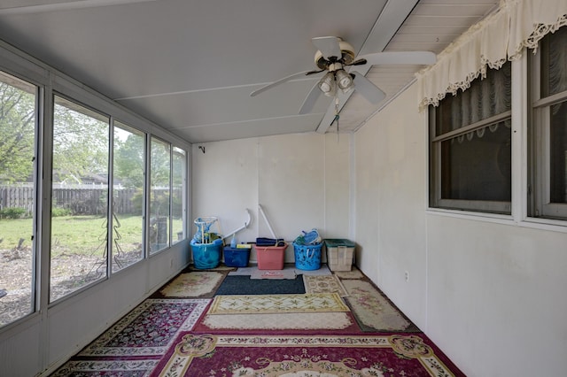 3623 Ridge Dr, Joplin, MO 64801 - sunroom featuring ceiling fan