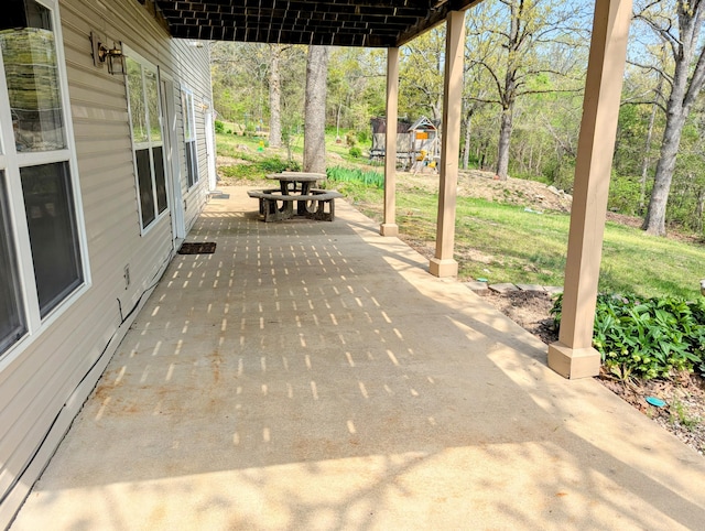 view of patio