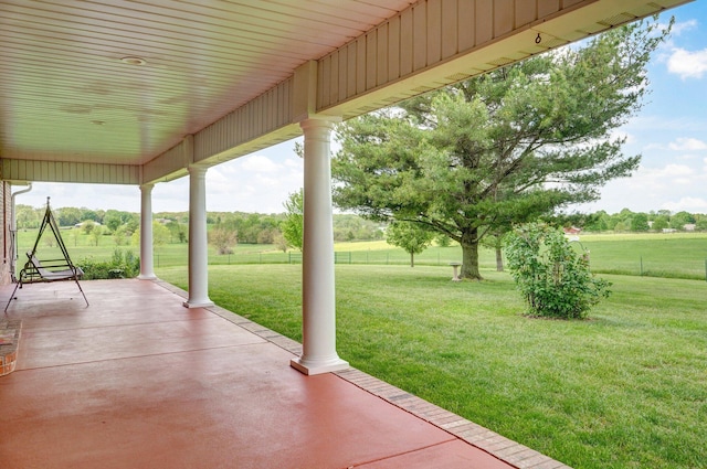view of patio