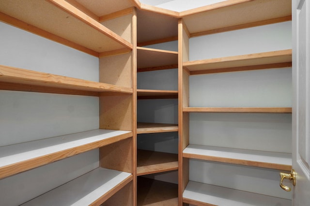 view of pantry