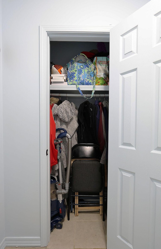 view of closet
