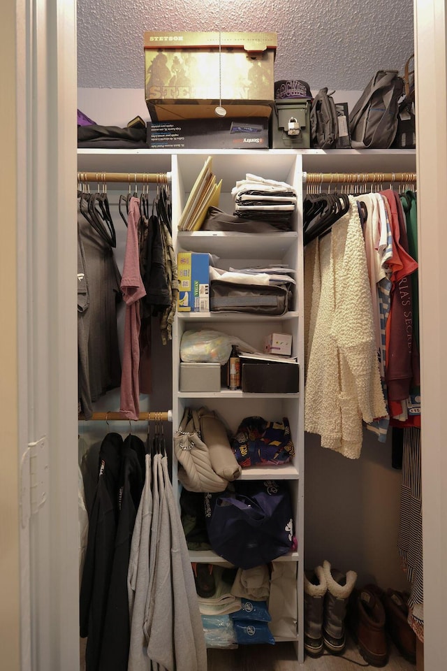 view of closet
