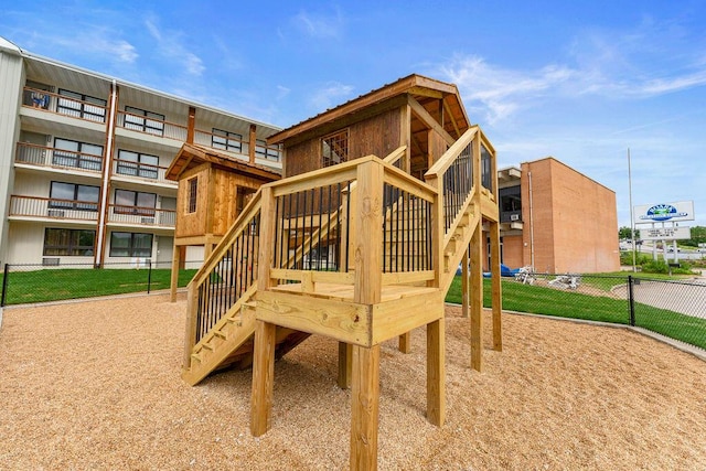 403 Veterans Blvd Unit 203 G6, Branson, MO 65616 - view of playground with fence and stairs