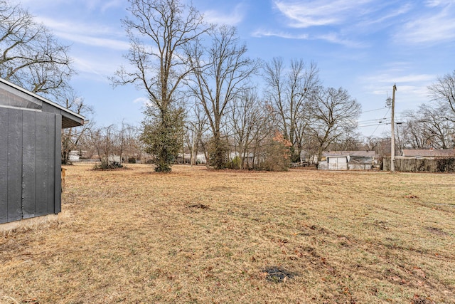 view of yard