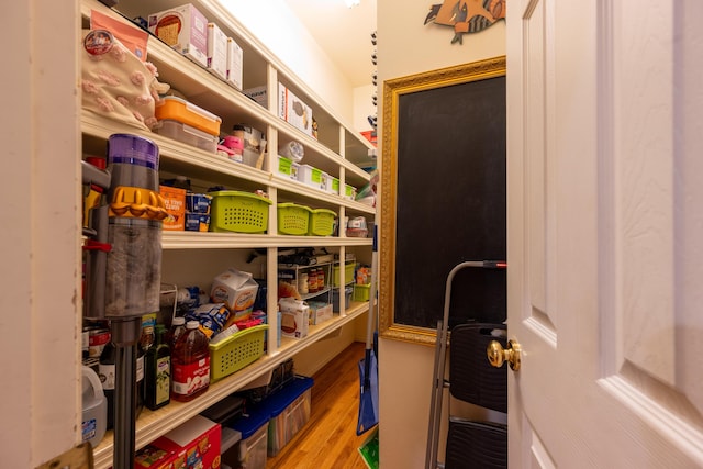 view of pantry