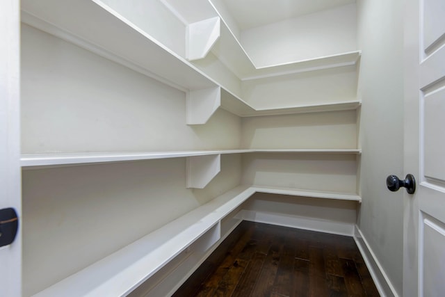 view of storage area