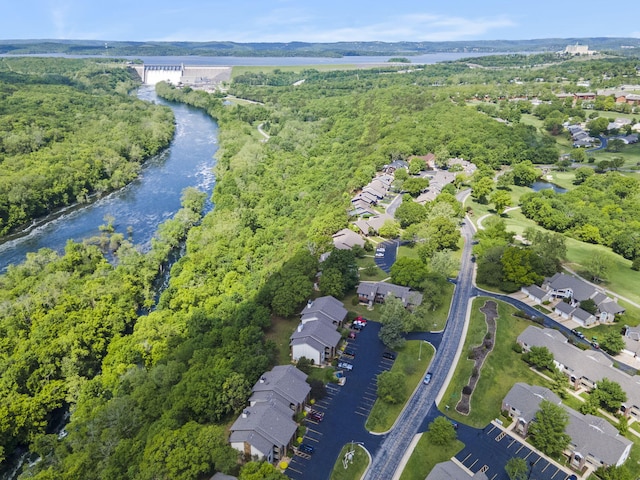 112 Overlook Dr Unit 2, Branson, MO 65616 - aerial view featuring a water view and a residential view