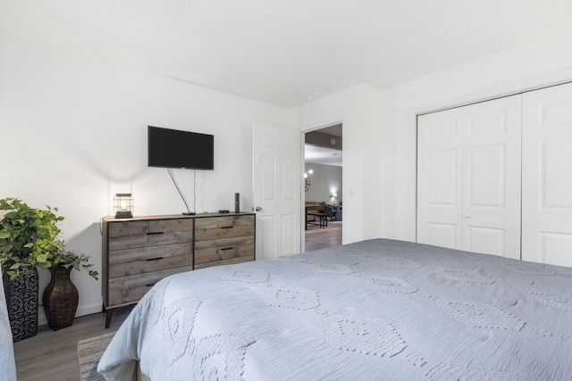 112 Overlook Dr Unit 2, Branson, MO 65616 - bedroom featuring a closet and wood finished floors