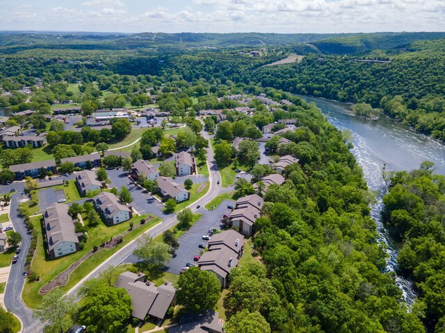 112 Overlook Dr Unit 2, Branson, MO 65616 - bird's eye view featuring a view of trees and a residential view
