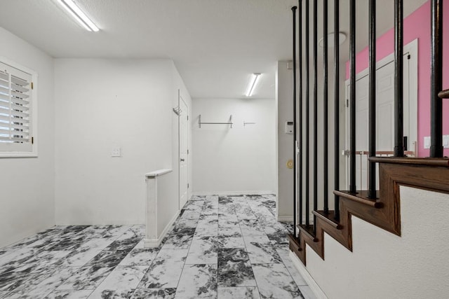 hallway with baseboards