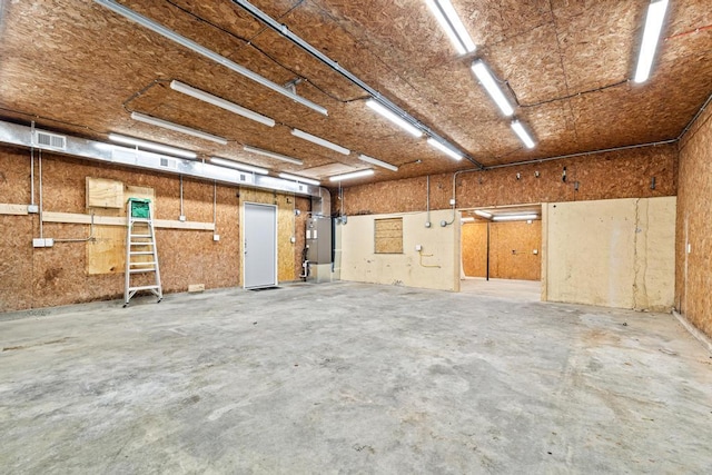 garage with visible vents