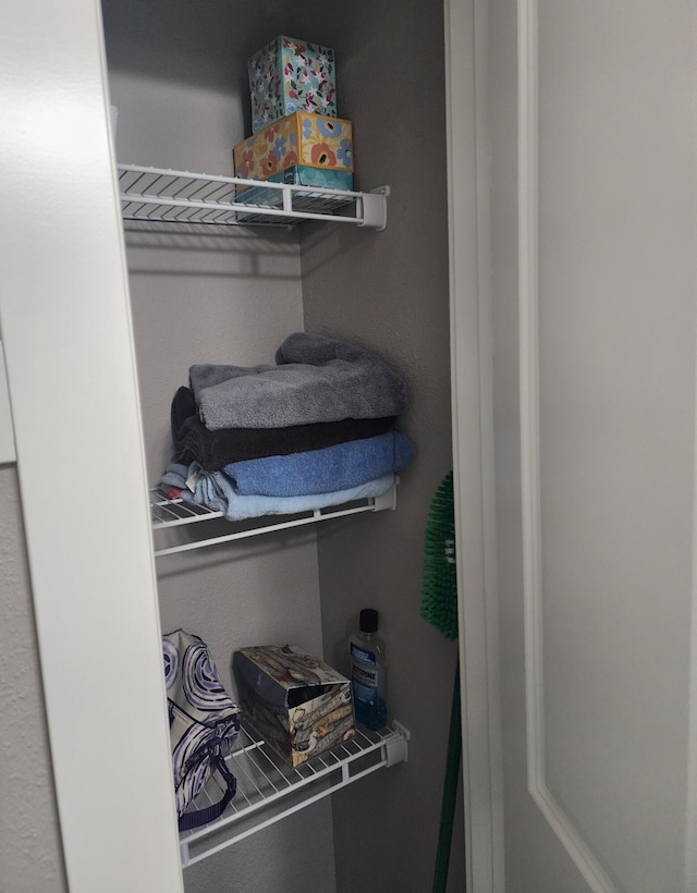 view of closet
