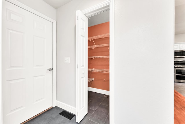pantry featuring visible vents
