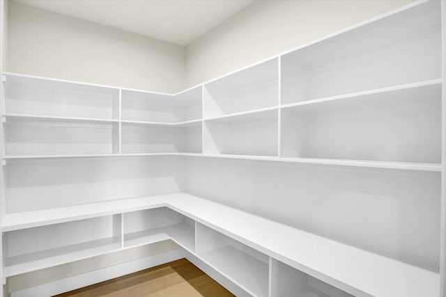 view of storage area
