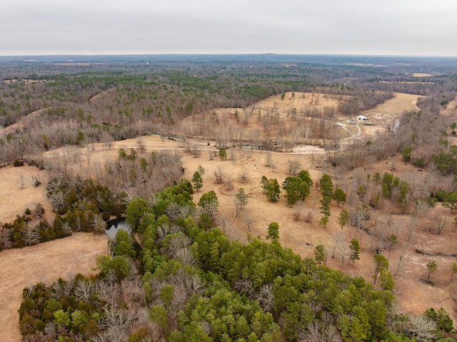 aerial view with a rural view and a forest view