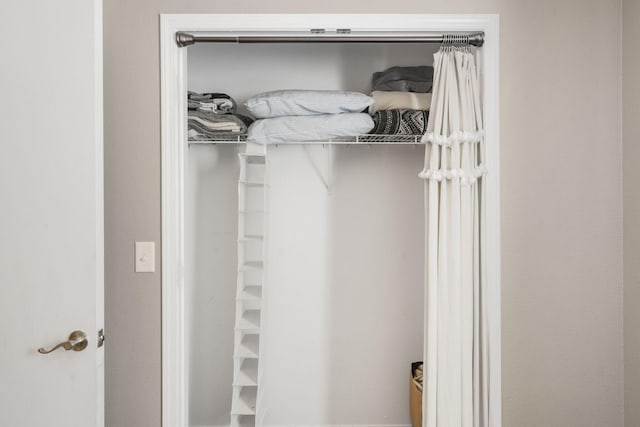 view of closet