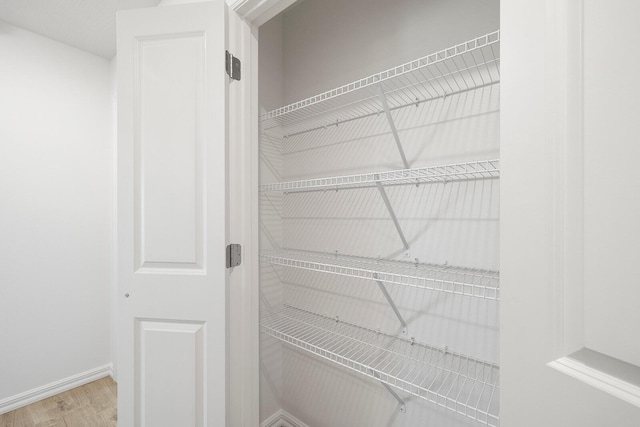 view of closet
