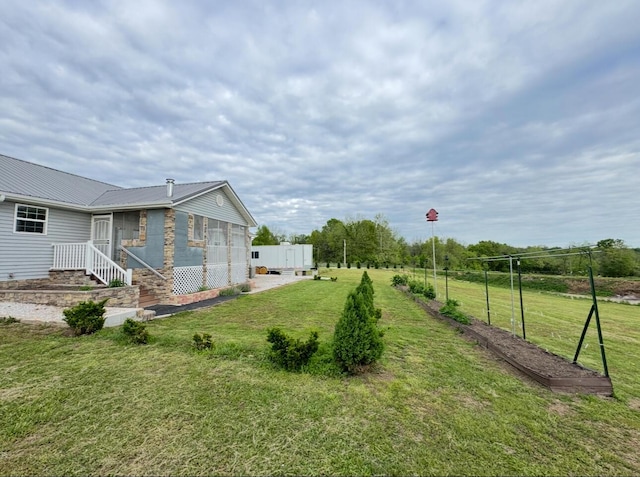view of yard