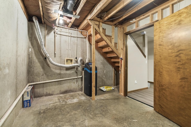 408 Meadowlark Rd, Branson West, MO 65737 - unfinished basement with stairway