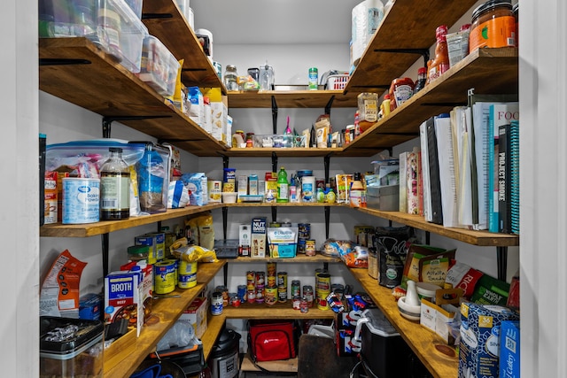 view of pantry