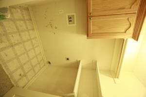 laundry room with hookup for a washing machine and hookup for an electric dryer