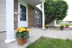 view of yard featuring a porch