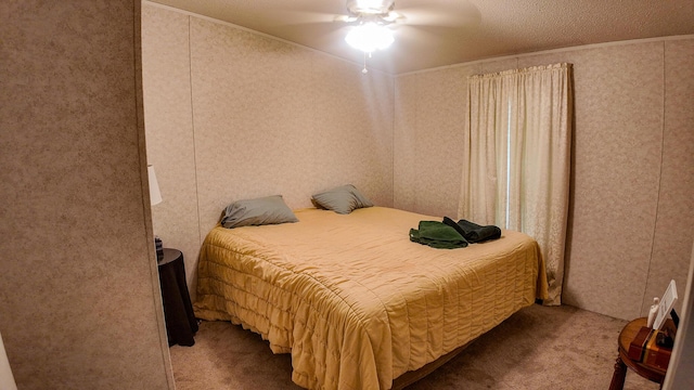 1156 SE 180th Rd, Clinton, MO 64735 - carpeted bedroom featuring ornamental molding and a ceiling fan