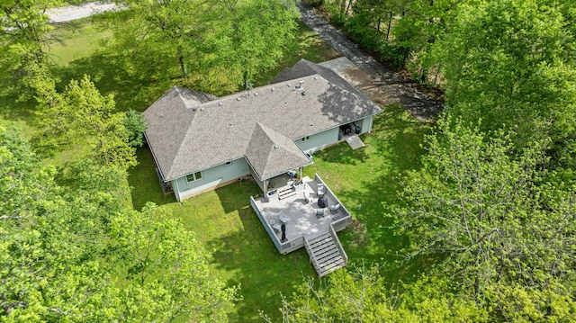 view of subject property
