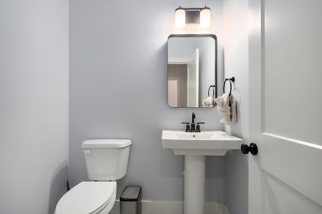 half bath with toilet