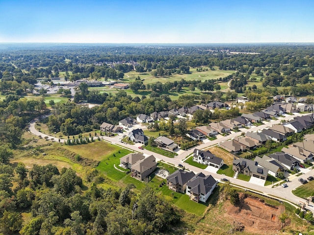 aerial overview of property's location featuring nearby suburban area