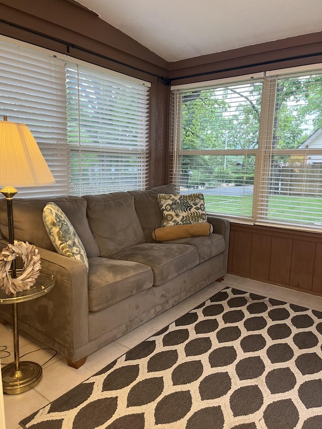 view of living area