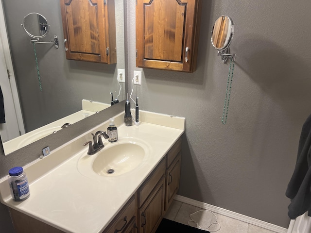 156 Southern Cross Dr, Clever, MO 65631 - bathroom featuring tile patterned floors and vanity