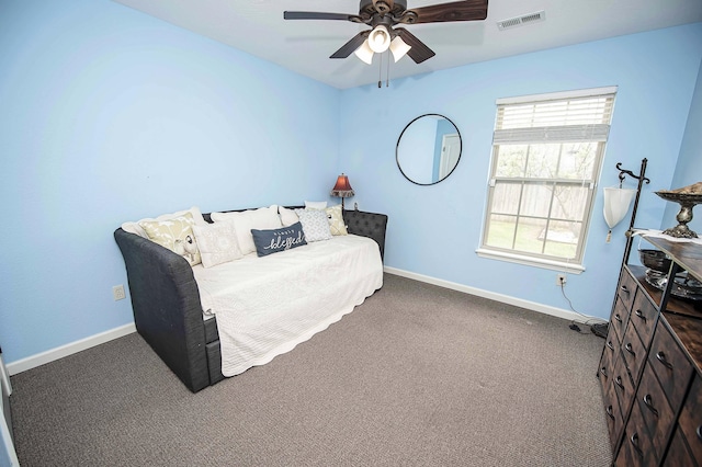 824 E Crystal Ave, Nixa, MO 65714 - carpeted bedroom with baseboards and ceiling fan