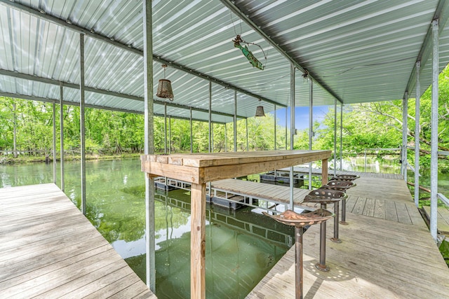 274 Beach Blvd, Rockaway Beach, MO 65740 - dock area with a water view