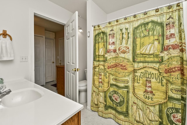 147 Liberty Ln, Kimberling City, MO 65686 - full bathroom featuring toilet and vanity