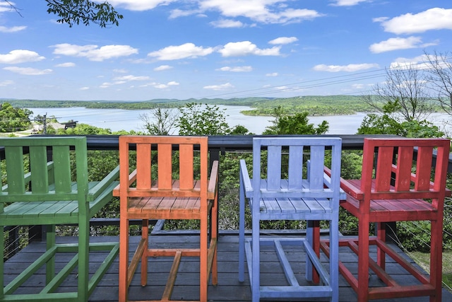 147 Liberty Ln, Kimberling City, MO 65686 - balcony with a deck with water view
