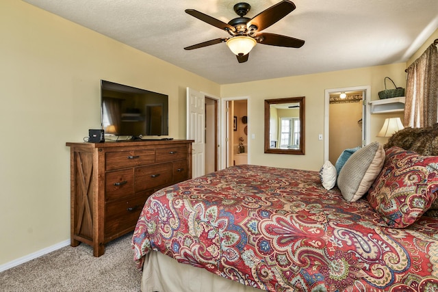 147 Liberty Ln, Kimberling City, MO 65686 - bedroom featuring carpet flooring, baseboards, and ceiling fan