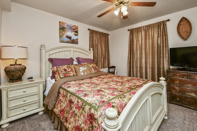 147 Liberty Ln, Kimberling City, MO 65686 - bedroom featuring carpet floors and a ceiling fan