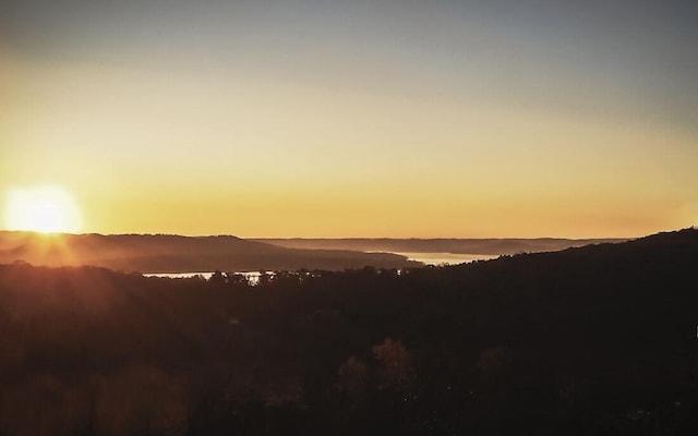 view of nature at dusk