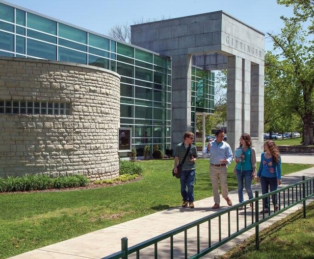 surrounding community featuring a lawn