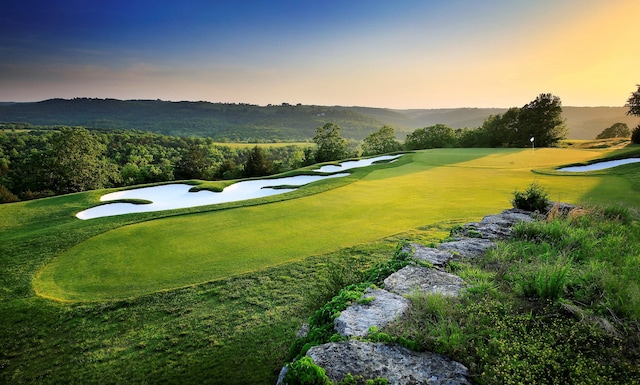 view of home's community with golf course view
