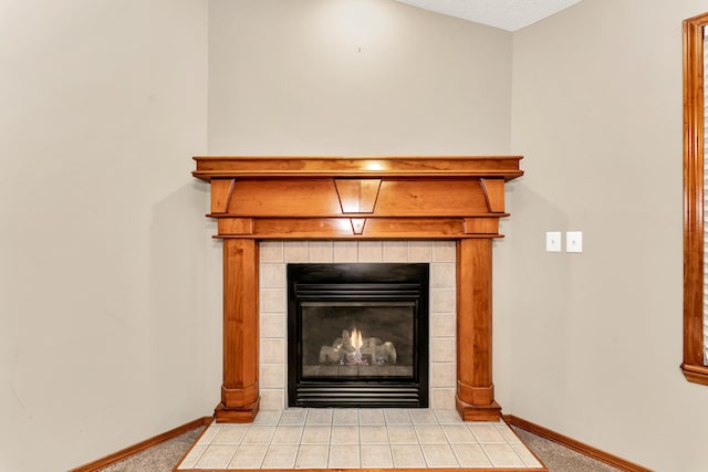 3742 W Village Ter, Springfield, MO 65810 - detailed view of baseboards and a fireplace