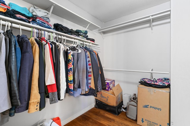 245 Country Hills Rd, Branson, MO 65616 - walk in closet featuring wood finished floors